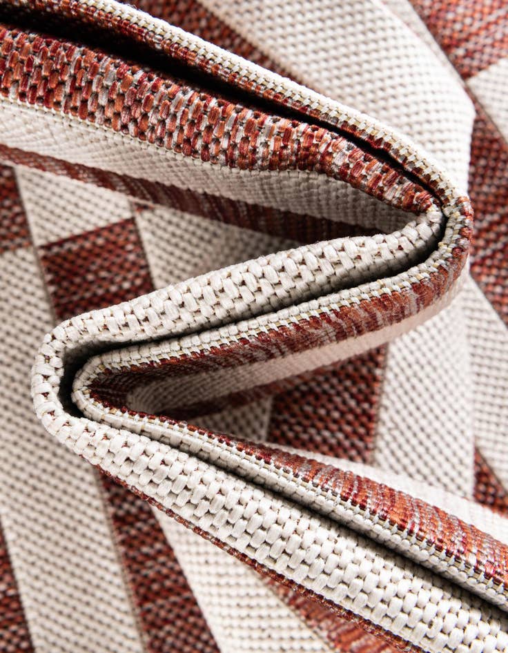 Detail image of  2' x 6'  Washable Ribbon Indoor / Outdoor Runner Rug