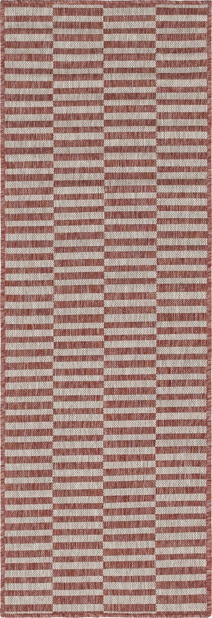  2' x 6'  Washable Ribbon Indoor / Outdoor Runner Rug