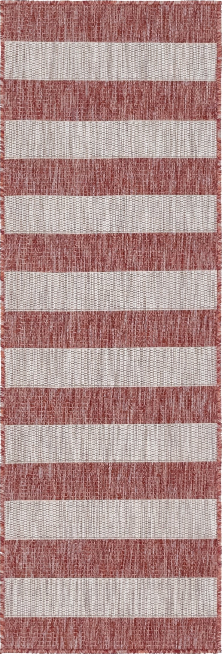  2' x 6'  Washable Ribbon Indoor / Outdoor Runner Rug