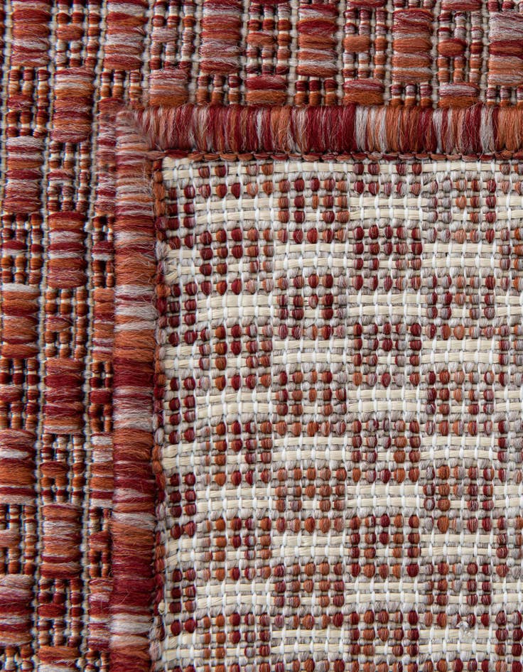 Detail image of  2' x 6'  Washable Solid Indoor / Outdoor Runner Rug