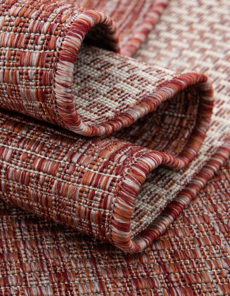 Detail image of  2' x 6'  Washable Solid Indoor / Outdoor Runner Rug