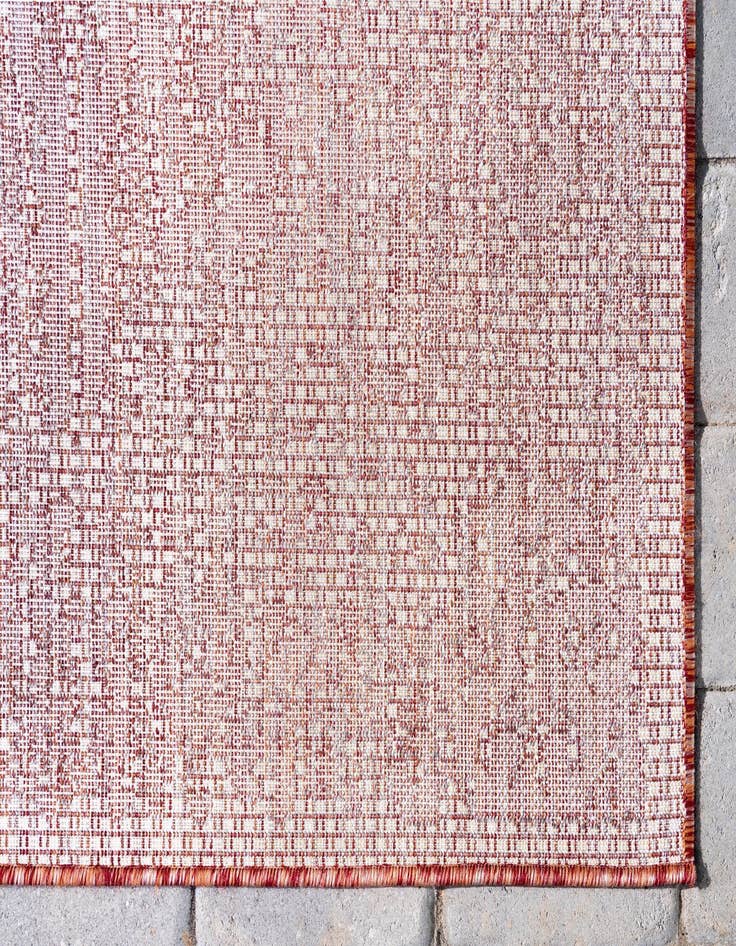 Detail image of  2' 7 x 10'  Washable Traditional Indoor / Outdoor Runner Rug