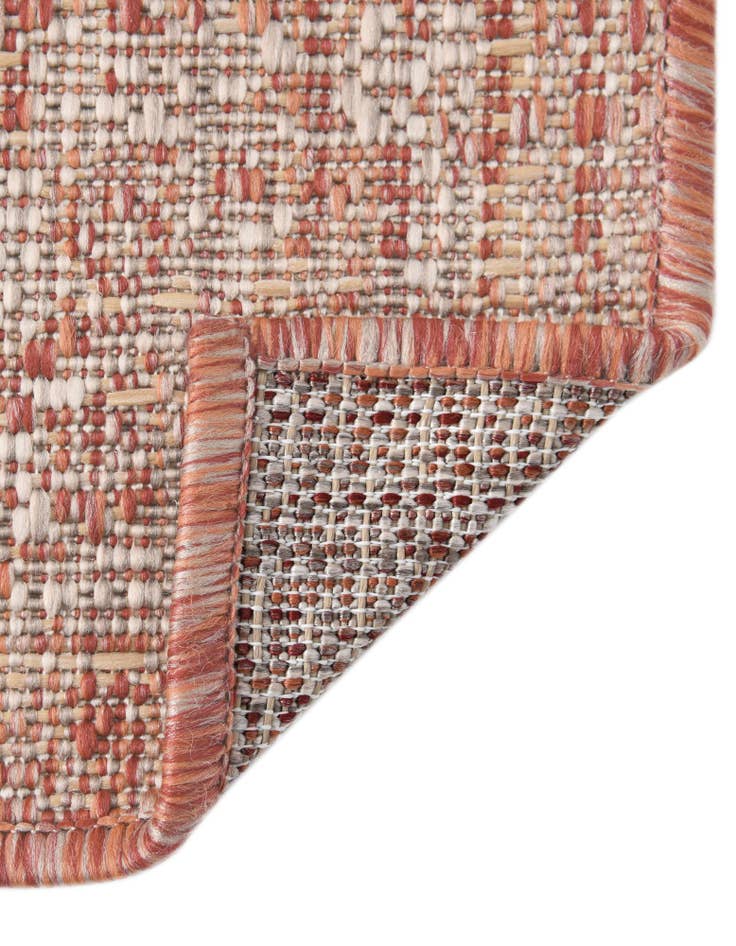 Detail image of  2' 7 x 12'  Washable Traditional Indoor / Outdoor Runner Rug