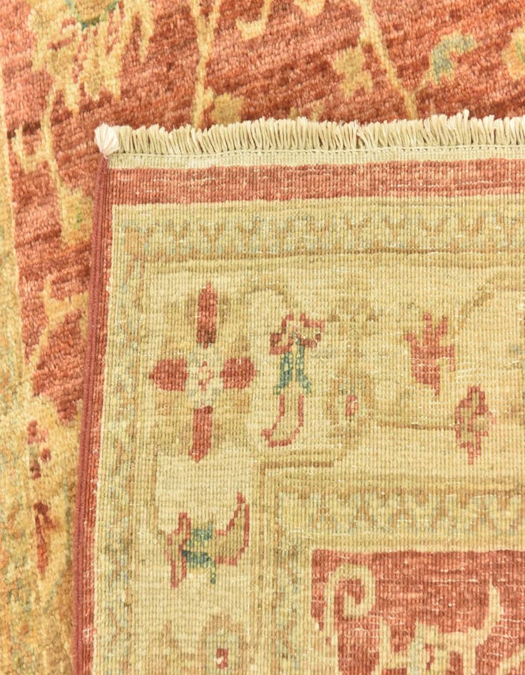 Detail image of 2' 9 x 9' 6 Hand Knotted Peshawar Ziegler Runner Rug