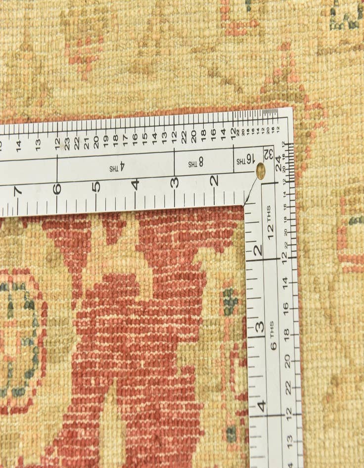 Detail image of  2' 10 x 9' 7  Hand Knotted Peshawar Ziegler Runner Rug