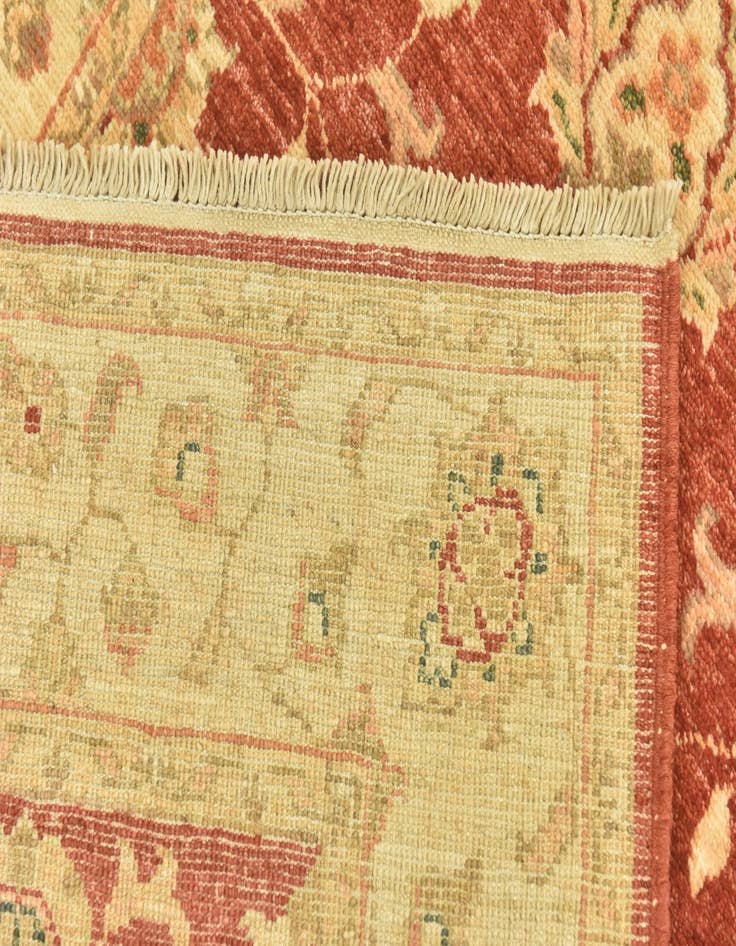 Detail image of  2' 10 x 9' 7  Hand Knotted Peshawar Ziegler Runner Rug
