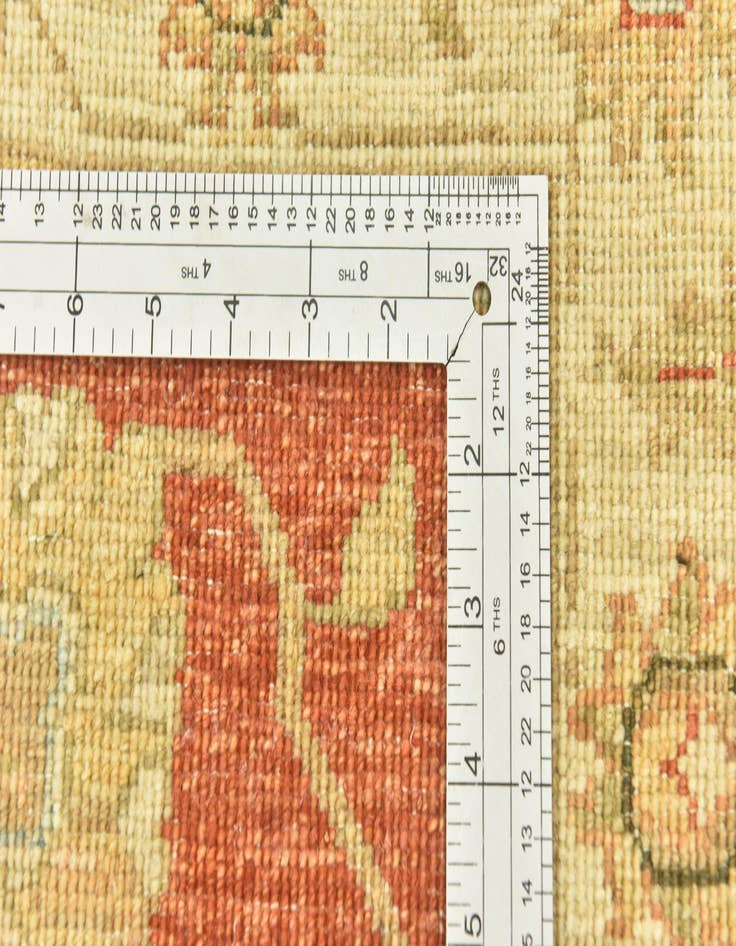 Detail image of  2' 9 x 8'  Hand Knotted Peshawar Ziegler Runner Rug