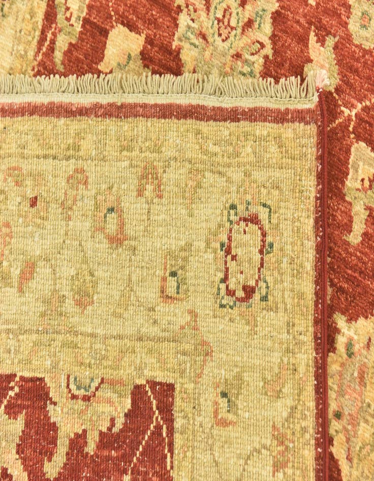 Detail image of  2' 6 x 6' 4  Hand Knotted Peshawar Ziegler Runner Rug