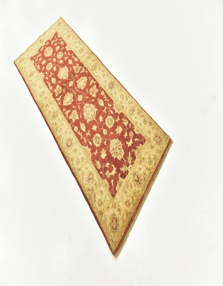 Detail image of  2' 6 x 6' 4  Hand Knotted Peshawar Ziegler Runner Rug