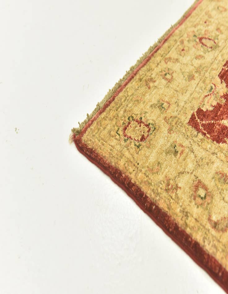 Detail image of  2' 6 x 6' 4  Hand Knotted Peshawar Ziegler Runner Rug