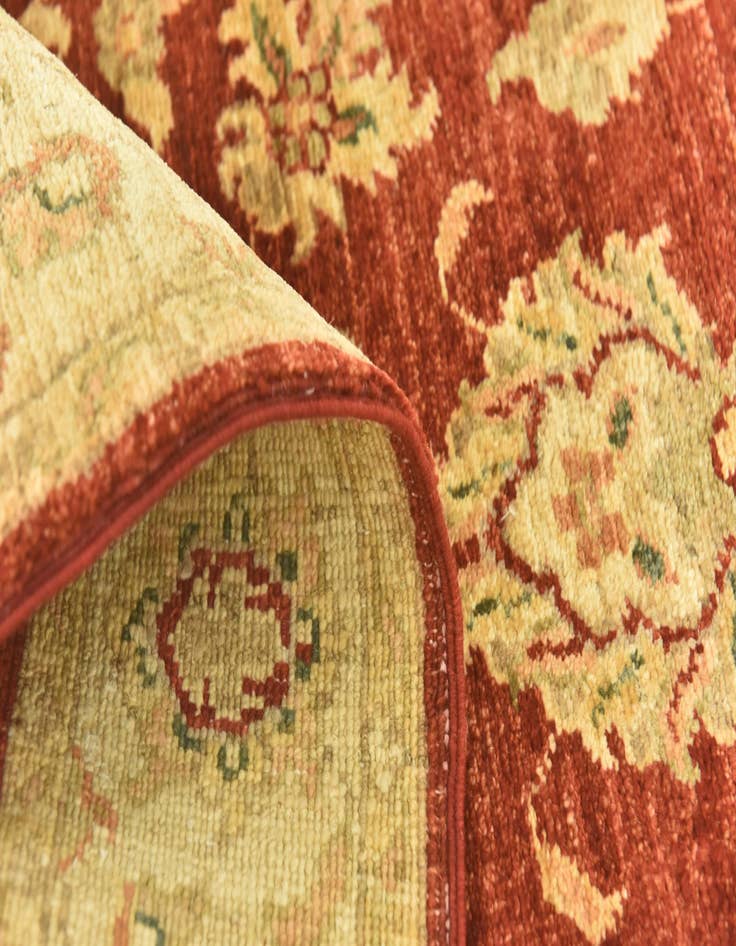 Detail image of  2' 6 x 6' 4  Hand Knotted Peshawar Ziegler Runner Rug