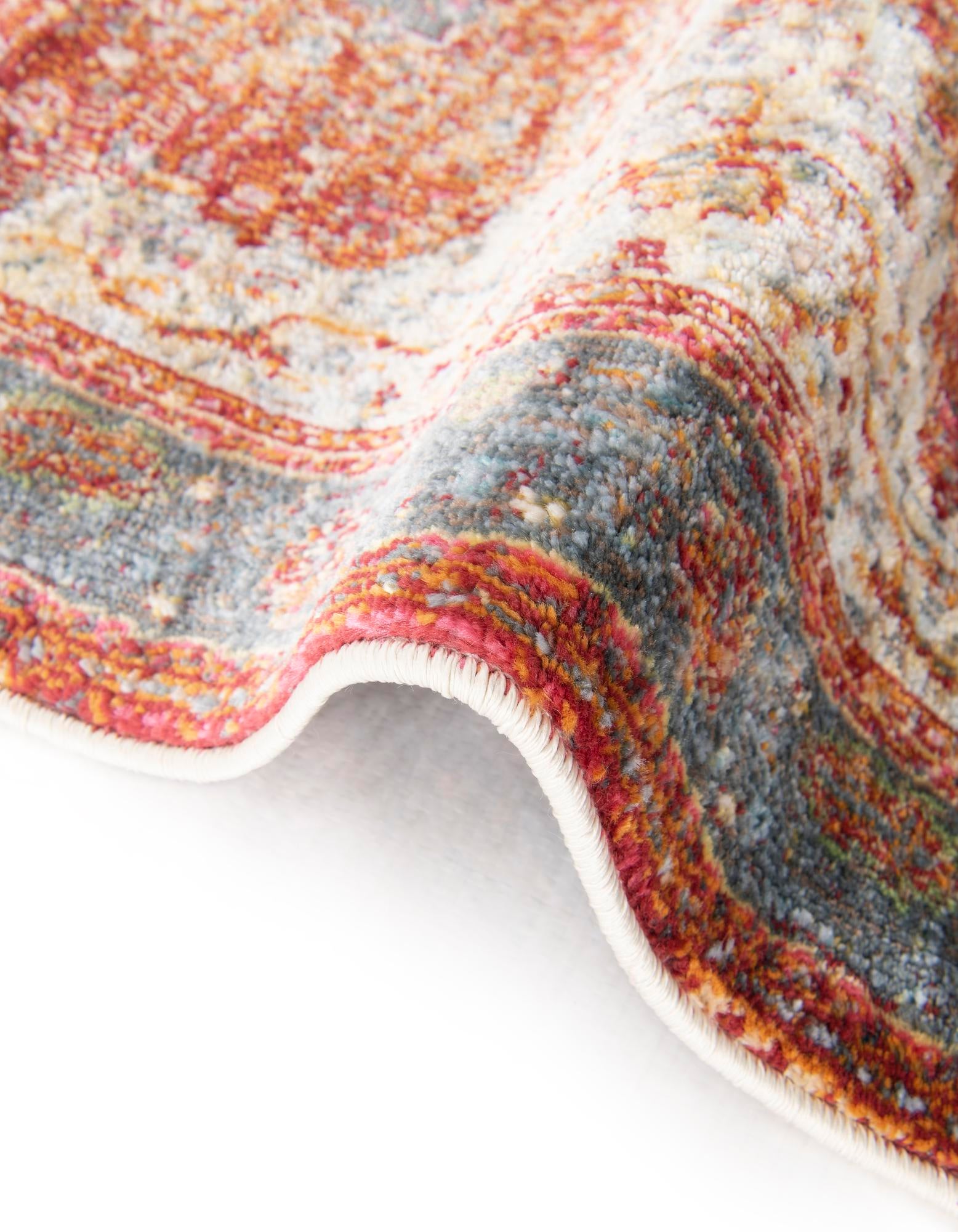 Rust Red 2' 7 x 10' Santiago Runner Rug | Rugs.com