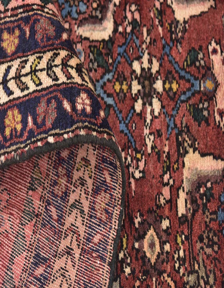 Detail image of  3' 5 x 9' 5  Hand Knotted Shahsavand Persian Wool Runner Rug