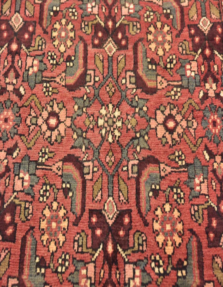 Detail image of  3' 7 x 10'  Hand Knotted Shahsavand Persian Wool Runner Rug