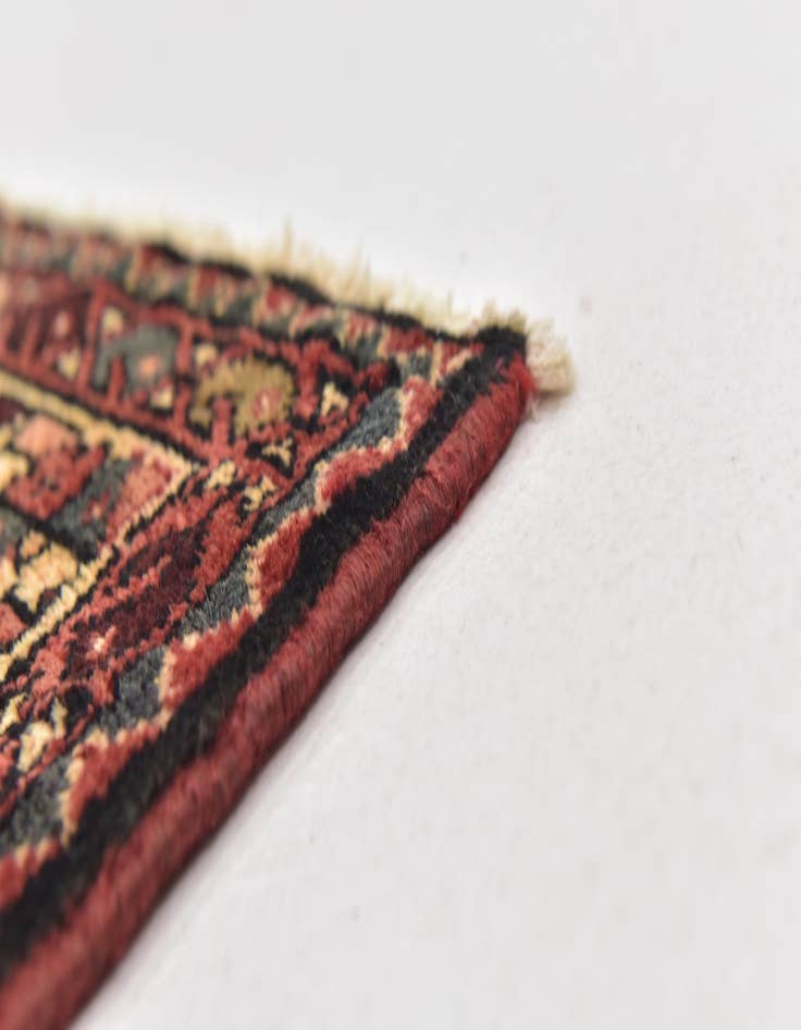 Detail image of  3' 7 x 10'  Hand Knotted Shahsavand Persian Wool Runner Rug