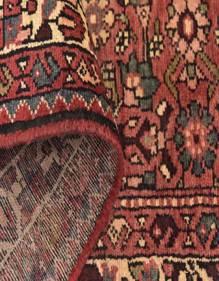 Detail image of  3' 7 x 10'  Hand Knotted Shahsavand Persian Wool Runner Rug