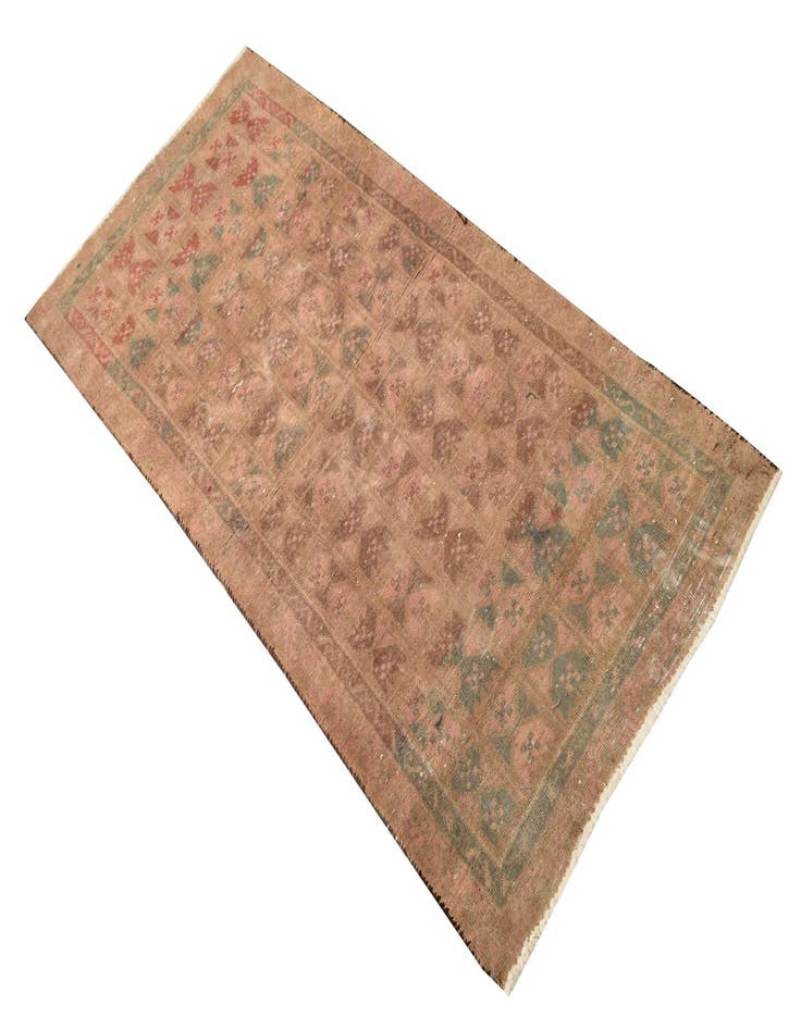 Detail image of  2' 5 x 5'  Hand Knotted Shiraz Persian Wool Runner Rug