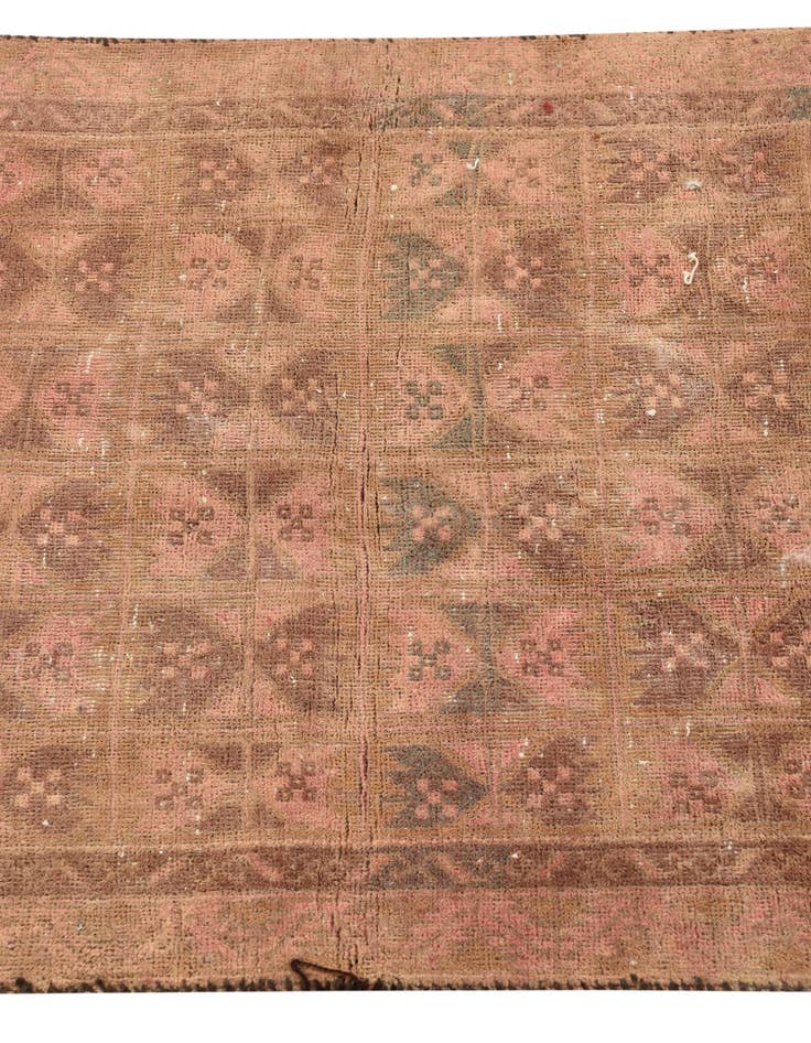 Detail image of  2' 5 x 5'  Hand Knotted Shiraz Persian Wool Runner Rug