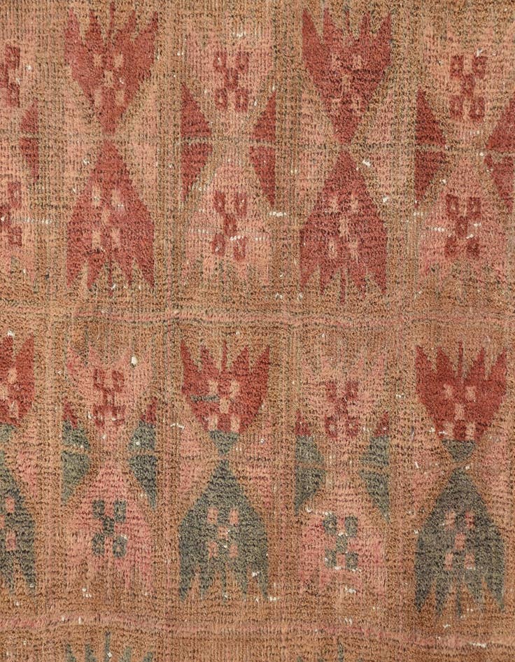 Detail image of  2' 5 x 5'  Hand Knotted Shiraz Persian Wool Runner Rug