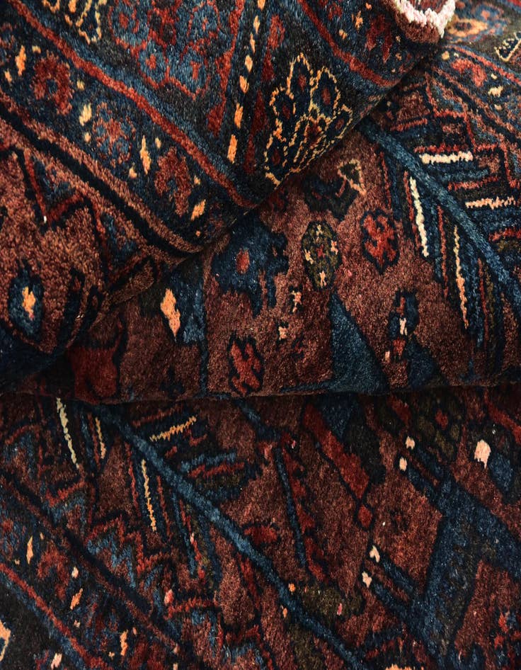 Detail image of  4' 2 x 7' 10  Hand Knotted Sirjan Persian Wool Runner Rug