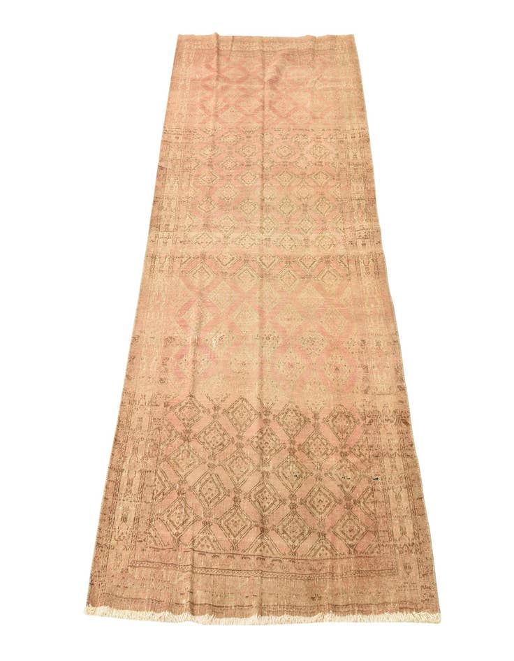 Detail image of  3' x 5' 8  Hand Knotted Ultra Vintage Persian Wool Runner Rug