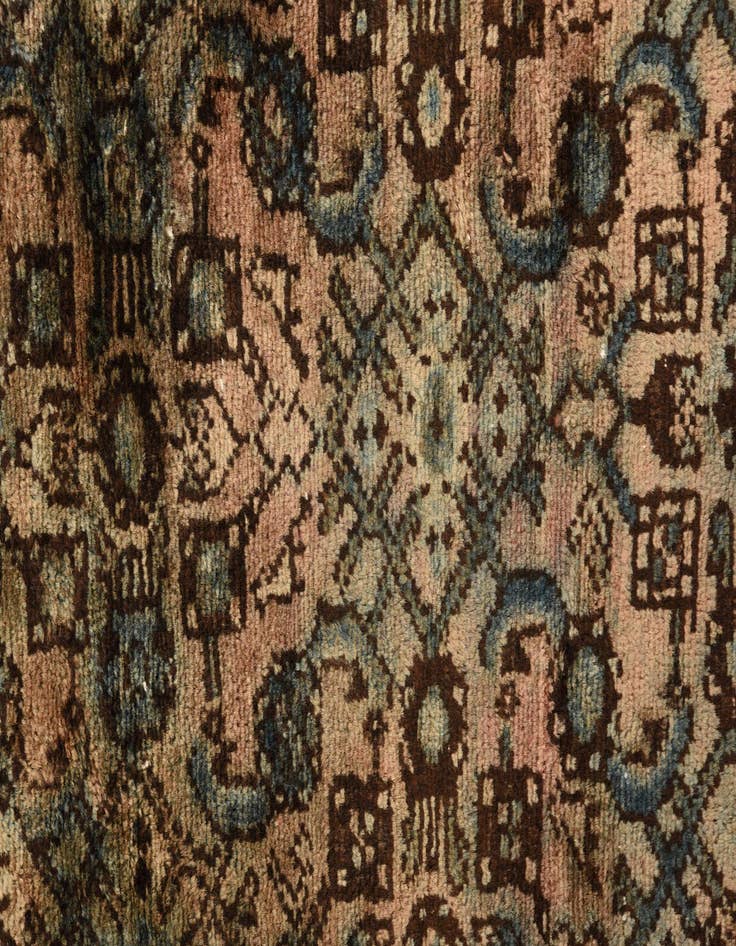 Detail image of  3' 10 x 7' 10  Hand Knotted Ultra Vintage Persian Wool Runner Rug