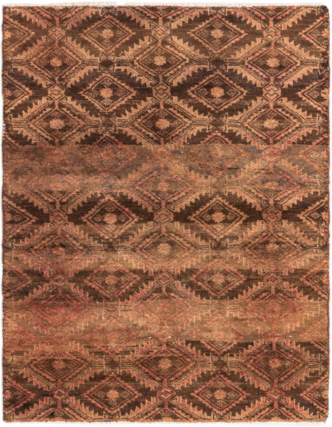 A 5 Ft Runner rug featuring a traditional Persian pattern in shades of orange and red, ideal for a hallway.