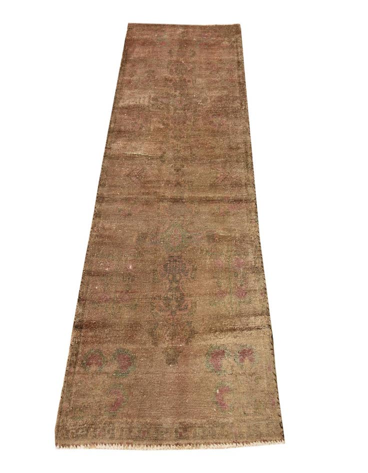 Detail image of  3' x 6' 8  Hand Knotted Ultra Vintage Persian Wool Runner Rug