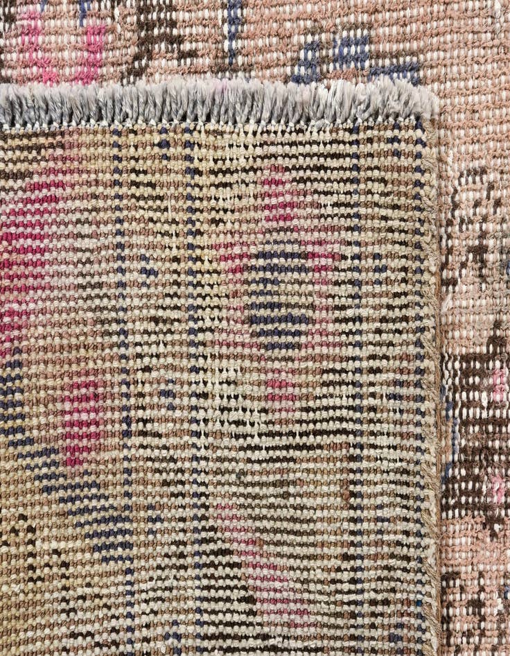 Detail image of  3' 6 x 8'  Hand Knotted Ultra Vintage Persian Wool Runner Rug