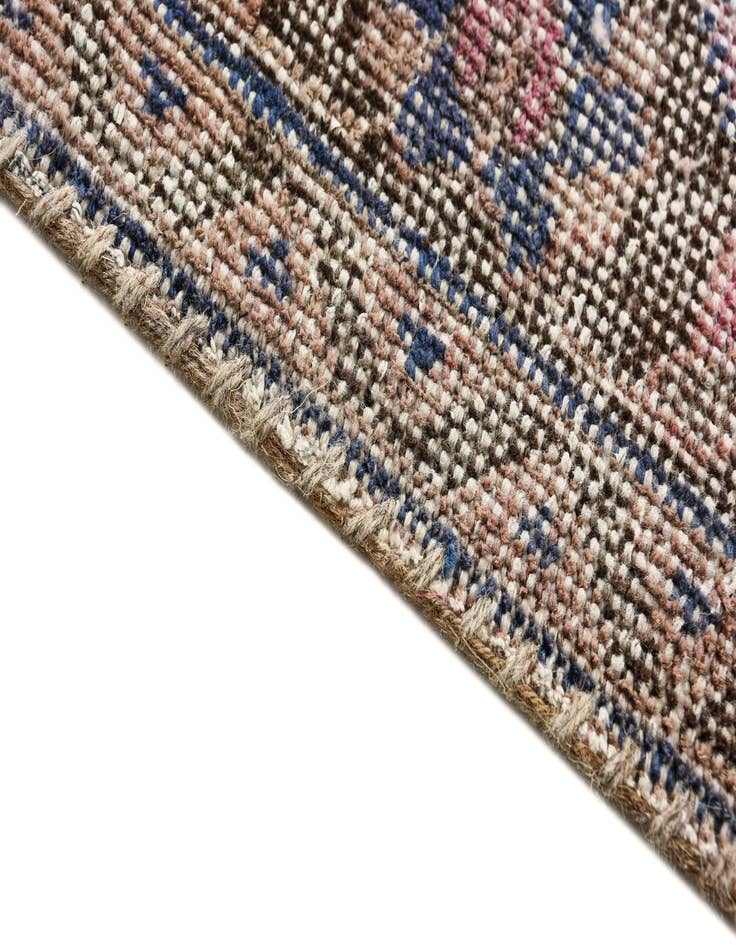 Detail image of  3' 6 x 8'  Hand Knotted Ultra Vintage Persian Wool Runner Rug