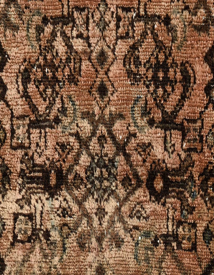 Detail image of  3' 5 x 8' 8  Hand Knotted Ultra Vintage Persian Wool Runner Rug