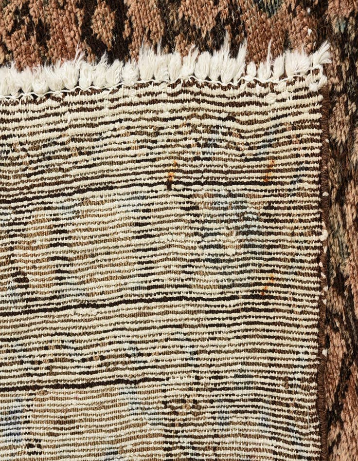 Detail image of  3' 5 x 8' 8  Hand Knotted Ultra Vintage Persian Wool Runner Rug