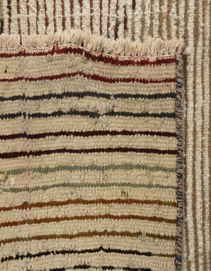 Detail image of  3' 8 x 8' 6  Hand Knotted Ultra Vintage Persian Wool Runner Rug