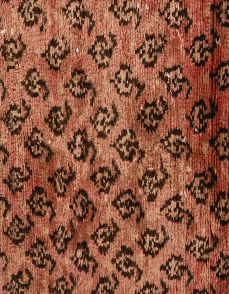 Detail image of  3' 8 x 10' 2  Hand Knotted Ultra Vintage Persian Wool Runner Rug