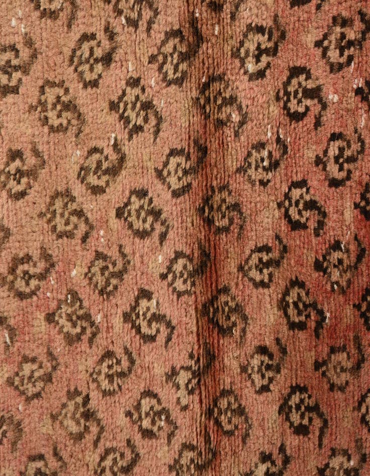 Detail image of  3' 8 x 10' 2  Hand Knotted Ultra Vintage Persian Wool Runner Rug