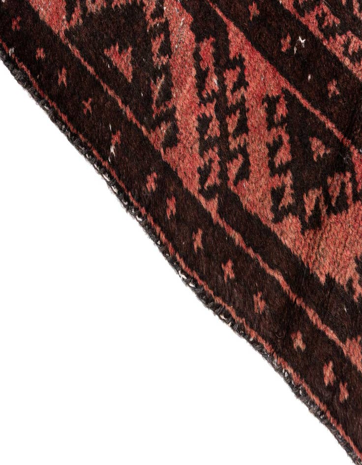 Detail image of  3' 4 x 6' 7  Hand Knotted Ultra Vintage Persian Wool Runner Rug