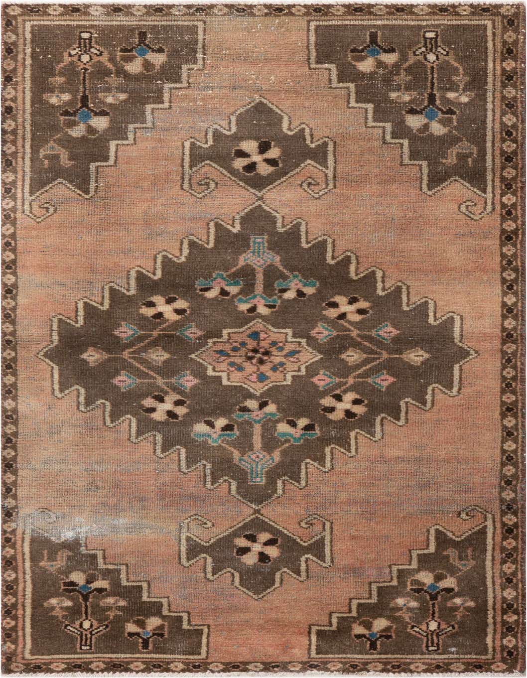 Primary image  3' 1 x 6'  Hand Knotted Ultra Vintage Persian Wool Runner Rug