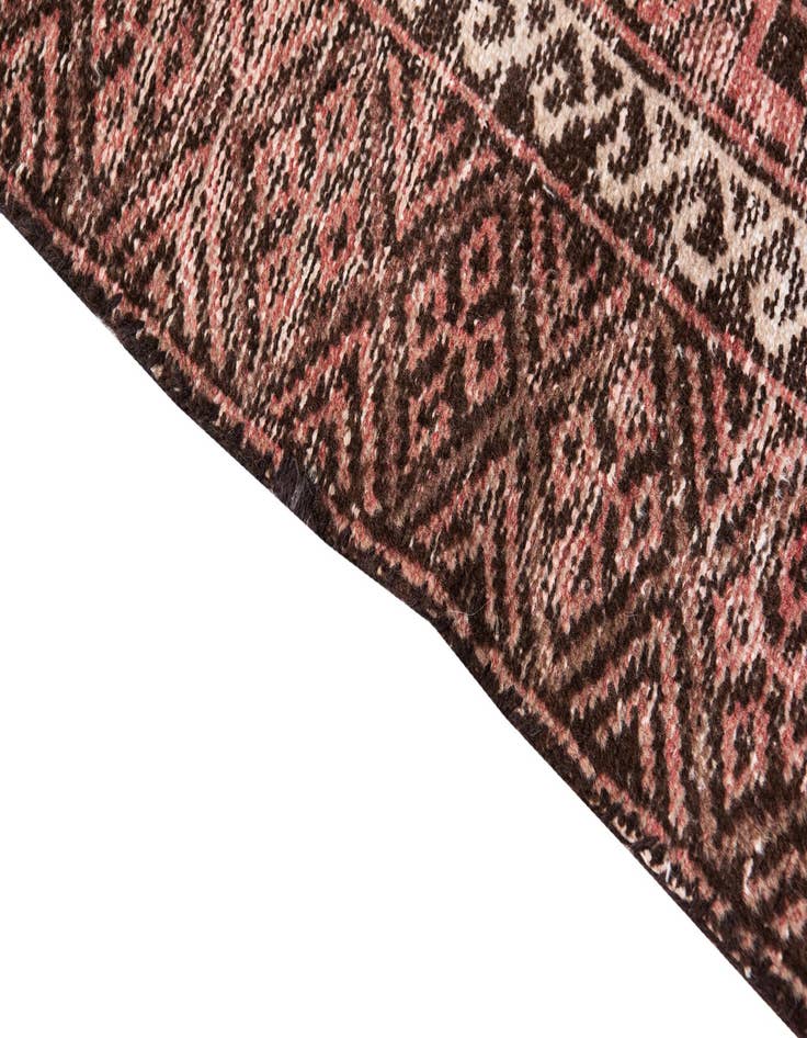 Detail image of  3' 3 x 7' 10  Hand Knotted Ultra Vintage Persian Wool Runner Rug