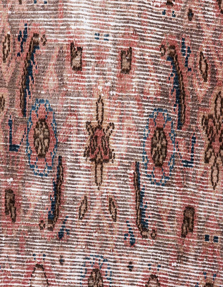 Detail image of  3' 6 x 10' 3  Hand Knotted Ultra Vintage Persian Wool Runner Rug