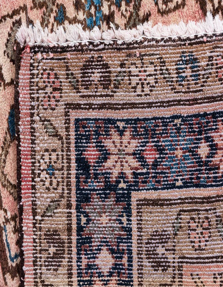 Detail image of  4' 4 x 9' 3  Hand Knotted Ultra Vintage Persian Wool Runner Rug