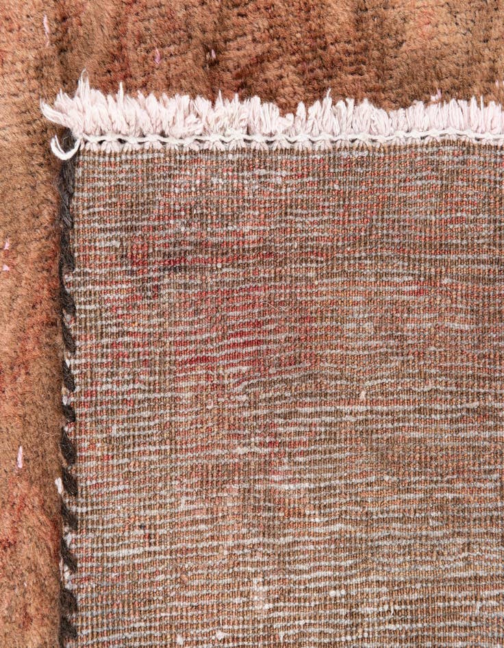 Detail image of  2' 4 x 4' 7  Hand Knotted Ultra Vintage Persian Wool Runner Rug