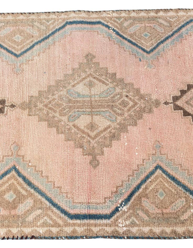 Detail image of  2' 4 x 9' 9  Hand Knotted Ultra Vintage Persian Wool Runner Rug