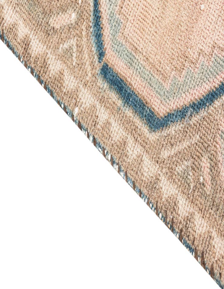 Detail image of  2' 4 x 9' 9  Hand Knotted Ultra Vintage Persian Wool Runner Rug