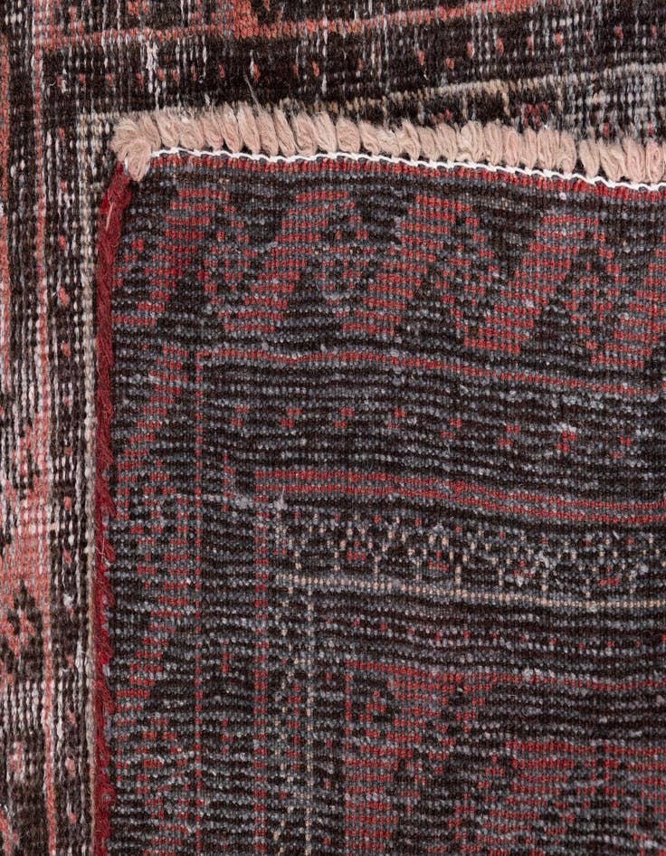 Detail image of  2' 7 x 6' 9  Hand Knotted Ultra Vintage Persian Wool Runner Rug