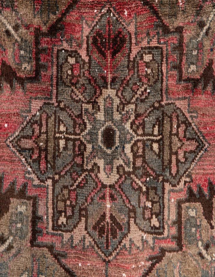 Detail image of  3' 3 x 8' 10  Hand Knotted Ultra Vintage Persian Wool Runner Rug