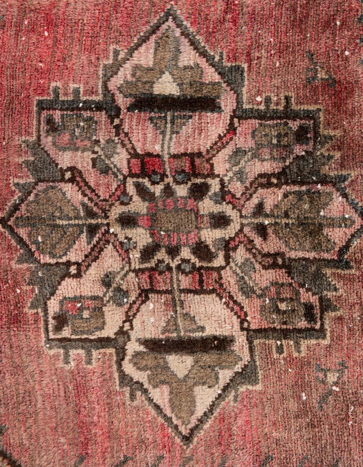 Detail image of  3' 3 x 8' 10  Hand Knotted Ultra Vintage Persian Wool Runner Rug