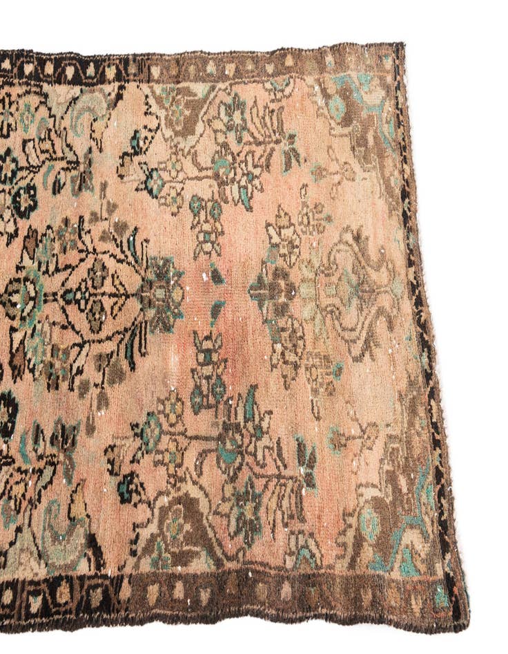 Detail image of  2' 3 x 9'  Hand Knotted Ultra Vintage Persian Wool Runner Rug