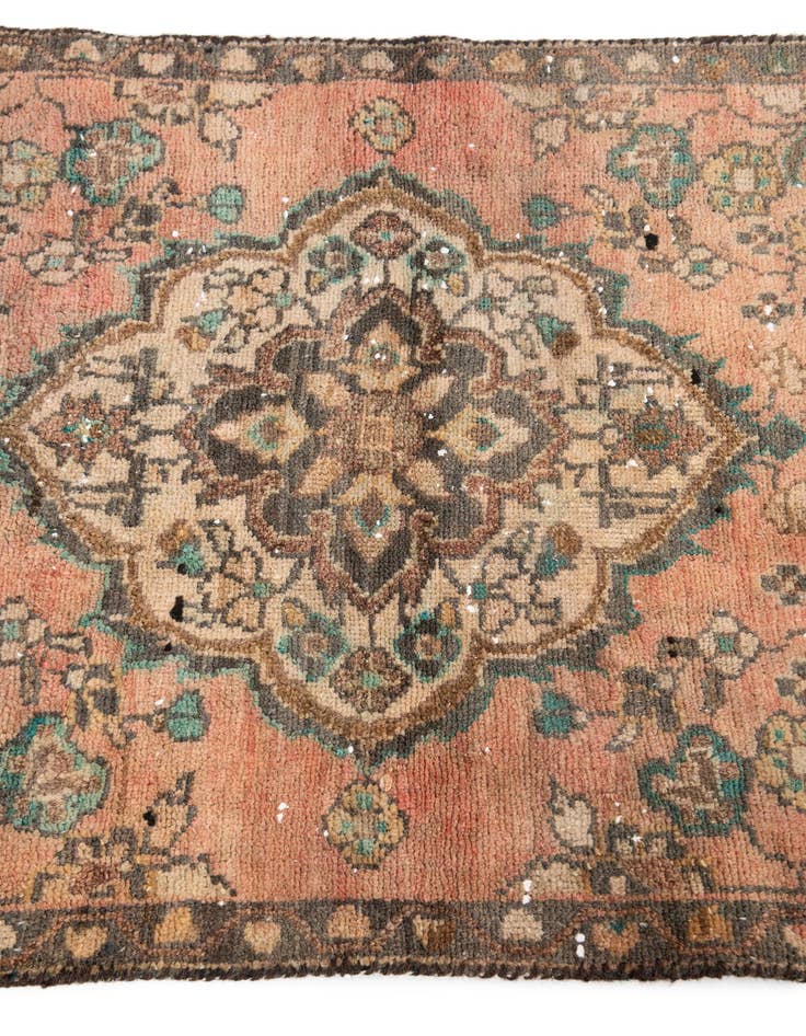 Detail image of  2' 3 x 9'  Hand Knotted Ultra Vintage Persian Wool Runner Rug