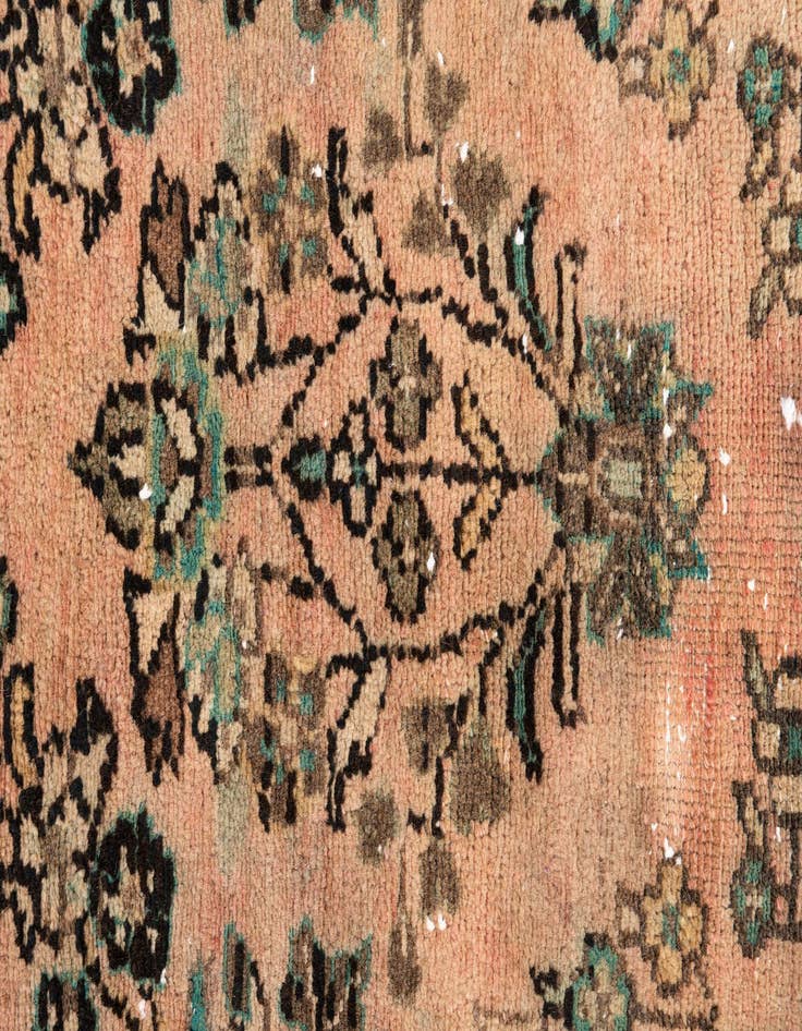 Detail image of  2' 3 x 9'  Hand Knotted Ultra Vintage Persian Wool Runner Rug