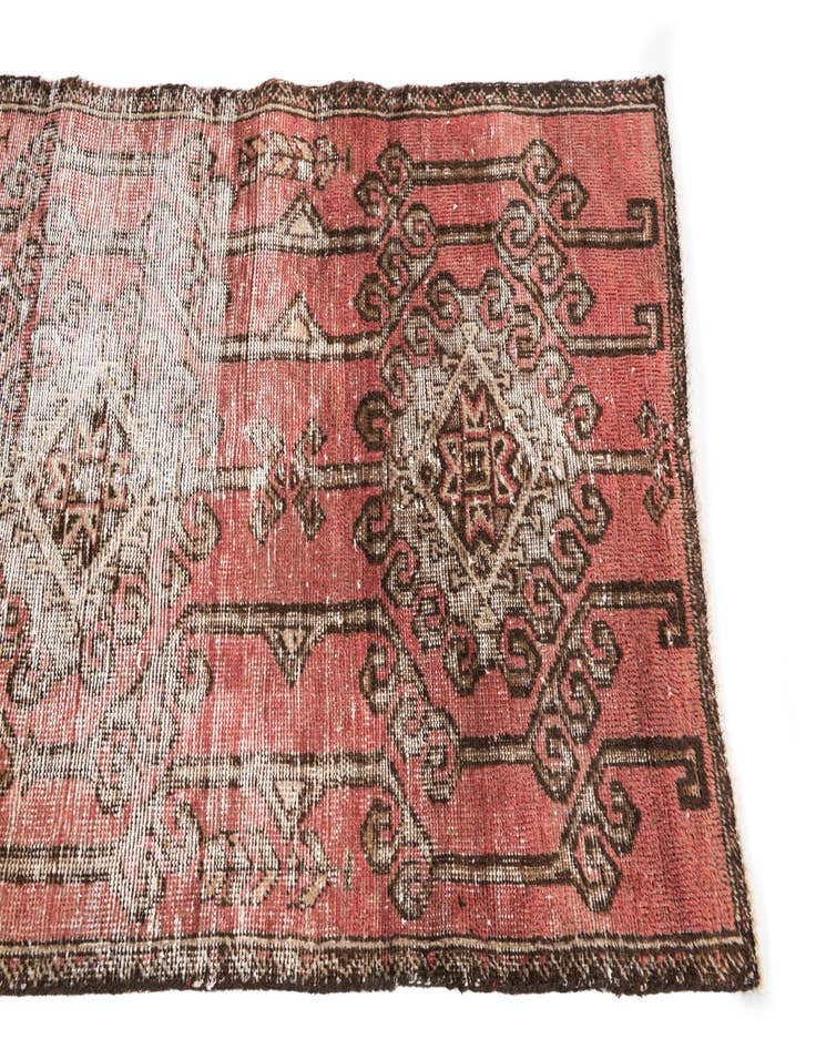 Detail image of  2' 4 x 6' 3  Hand Knotted Ultra Vintage Persian Wool Runner Rug